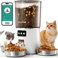 Automatic Cat Feeder for 3 Cats, 6L/25 Cup Cat Food Dispenser with Strong Anti-Jam System, Dual-Effect Desiccant, Smart WiFi App Control Pet Feeder, Automatic Dog Feeder for Cats and Small Dog