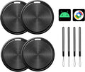 Air Tags-4 Pack Android Tracker Tag Works with Google Find Hub App(Android Only), Loud Sound, Replaceable Battery, for Keys, Suitcase, Backpack, Luggage, Wallet