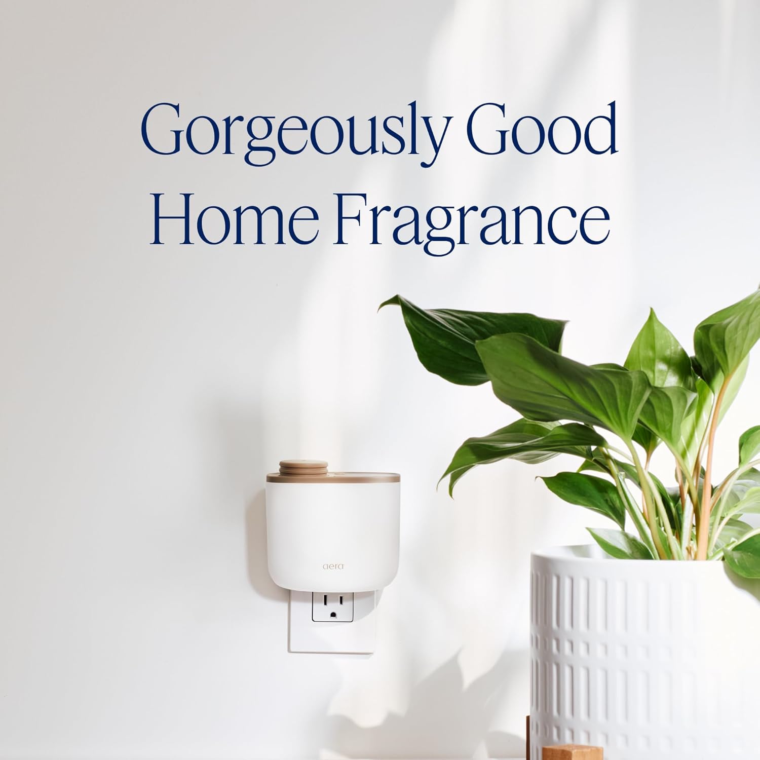 Aera Mini Home Fragrance Diffuser and Mini Beach House Scent Refill Bundle - for Rooms 100-500 Sq Ft - Alexa Compatible, Hypoallergenic, Family and Pet Safe, App Controlled