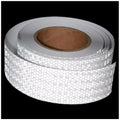 White Reflective Tape Outdoor Waterproof 2 inch, High Visibility Warning Industrial Marking Tape, Safety Stickers (68 feet)