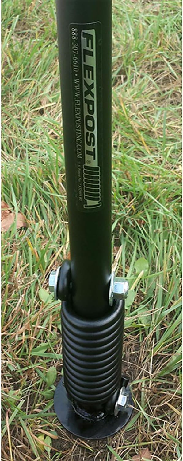 SmartSign 4 feet FlexPost Signpost for Concrete - Flexible Sign Post with Heavy-duty Spring, Ideal for Parking Lots, Supermarkets, Stadiums, and Hospitals, Made in USA