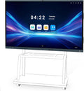 86'' Smart Board, 4K Touch Screen Interactive Whiteboard Display, AI Camera with 8 Mics, Android 13.0 8+128G, All in One Smartboard for Classroom Office Home (Board+Wall Mount)
