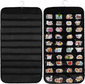 UCEC 2PCS Hanging Sticker Organizer Display Stand Double Sided 80 Pocket Hanging Sticker Chart with Clear Pockets, Wall Sticker Holder for Vendors, Jewelry Organizers and Storage (Black)