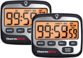 ThermoPro TM01(2 Pack) Kitchen Timers for Cooking with Count Up Countdown Timer, Digital Timer for Kids with Touch Backlit, Study Timers for Classroom Teacher Supplies