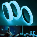 BWESOO 3Pcs Blue Glow in The Dark Tape 9.8 FT Fluorescent Spike Sticker for Stairs Walls Steps Safetys Exits Sign Warning Tape 1PC Self-Adhesive Luminous Tapes Safety Warning Tapes