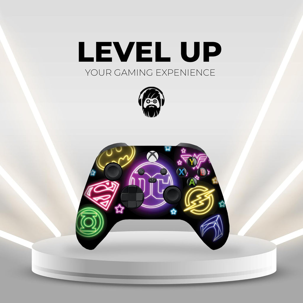 DreamController DC Comiic NEON Custom X-box Controller Wireless compatible with X-box One/Series X/S Proudly Customized in USA with Permanent HYDRO-DIP Printing (NOT JUST A SKIN)