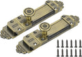 PATIKIL Barrel Bolt Latch, 2 Pack 5 Inch Slide Door Locks Zinc Alloy Gate Door Catch Bolt Latch for Bathroom Bedroom Barn Warehouse, Bronze