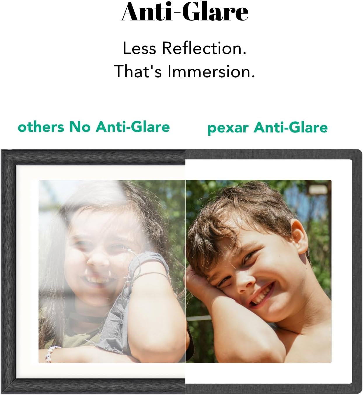 Pexar by Lexar Digital Picture Frame, 10.1 inch Touch Screen Ultimate Clarity, Anti-Glare Stunning Under Lighting, WiFi Photo Frame 32GB for Home Decor, Gifting, Share Photos/Videos via APP