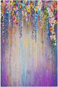 Colorful Country Flower Wildflower Floral Light Switch Cover Plate 1 Gang No Device Blank Electrical Wall Plates Faceplate Decorative Switch Plate For Bed Room Living Room Decor