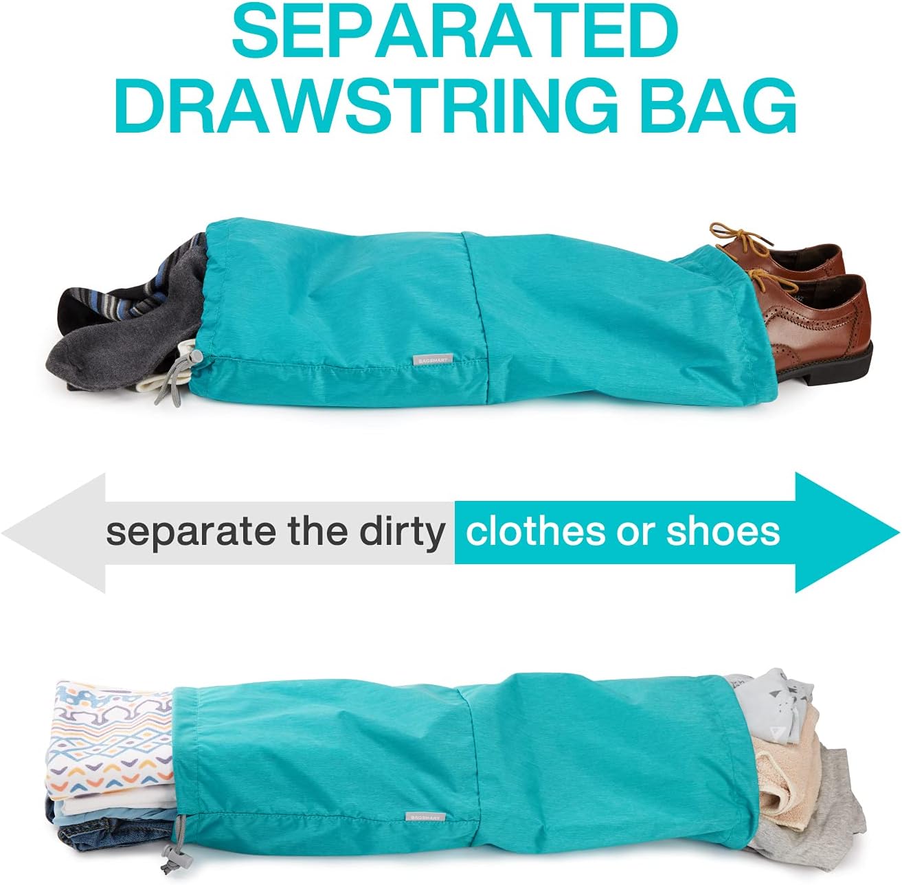 BAGSMART 6 Set /4 Set/2 Set Compression Packing Cubes for Travel, Lightweight Luggage Organizer Bags, Durable Space Saver Bags Travel Essentials