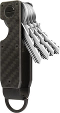 ROSSM Key Organizer - Compact Metallic Key Holder | Minimalist Innovative Keyholder | Smart Keychain Secures 2-6 Keys
