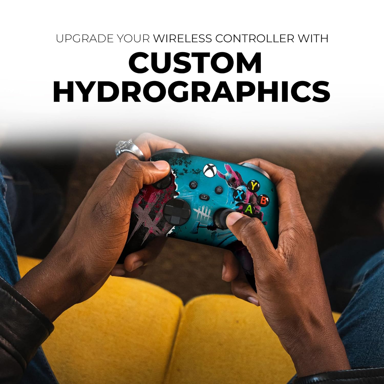 DreamController Dead By Daylighht Custom X-box Controller Wireless compatible with X-box One/Series X/S Proudly Customized in USA with Permanent HYDRO-DIP Printing (NOT JUST A SKIN).