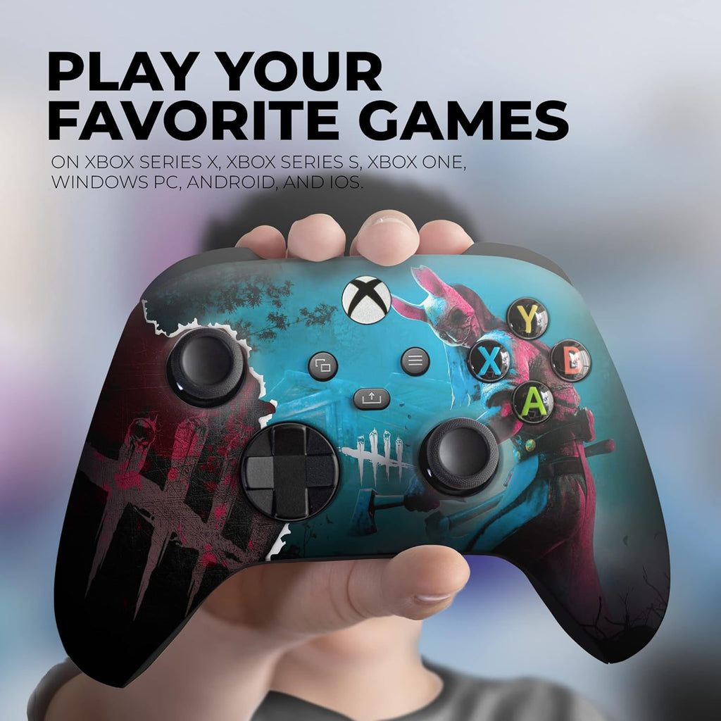 DreamController Dead By Daylighht Custom X-box Controller Wireless compatible with X-box One/Series X/S Proudly Customized in USA with Permanent HYDRO-DIP Printing (NOT JUST A SKIN).