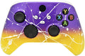 Hand Airbrushed Fade Custom Controller Compatible with Xbox Series X/S & Xbox One (Series X/S Purple & Yellow White Drip)