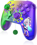 NexiGo Wireless Controller (No Deadzone) for Switch 2 and Switch, Bluetooth Controllers for Nintendo Switch with Vibration, Motion, Turbo and LED Light (Inkling)