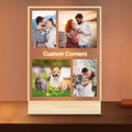 Personalized Picture Frame, Custom Tabletop Photo Frame with Light, Customized Gift for Mom/Father/Kid/Friend/Pet - Birthday, Valentine’s Day, Mother's Day, Father's Day, Christmas (R06)