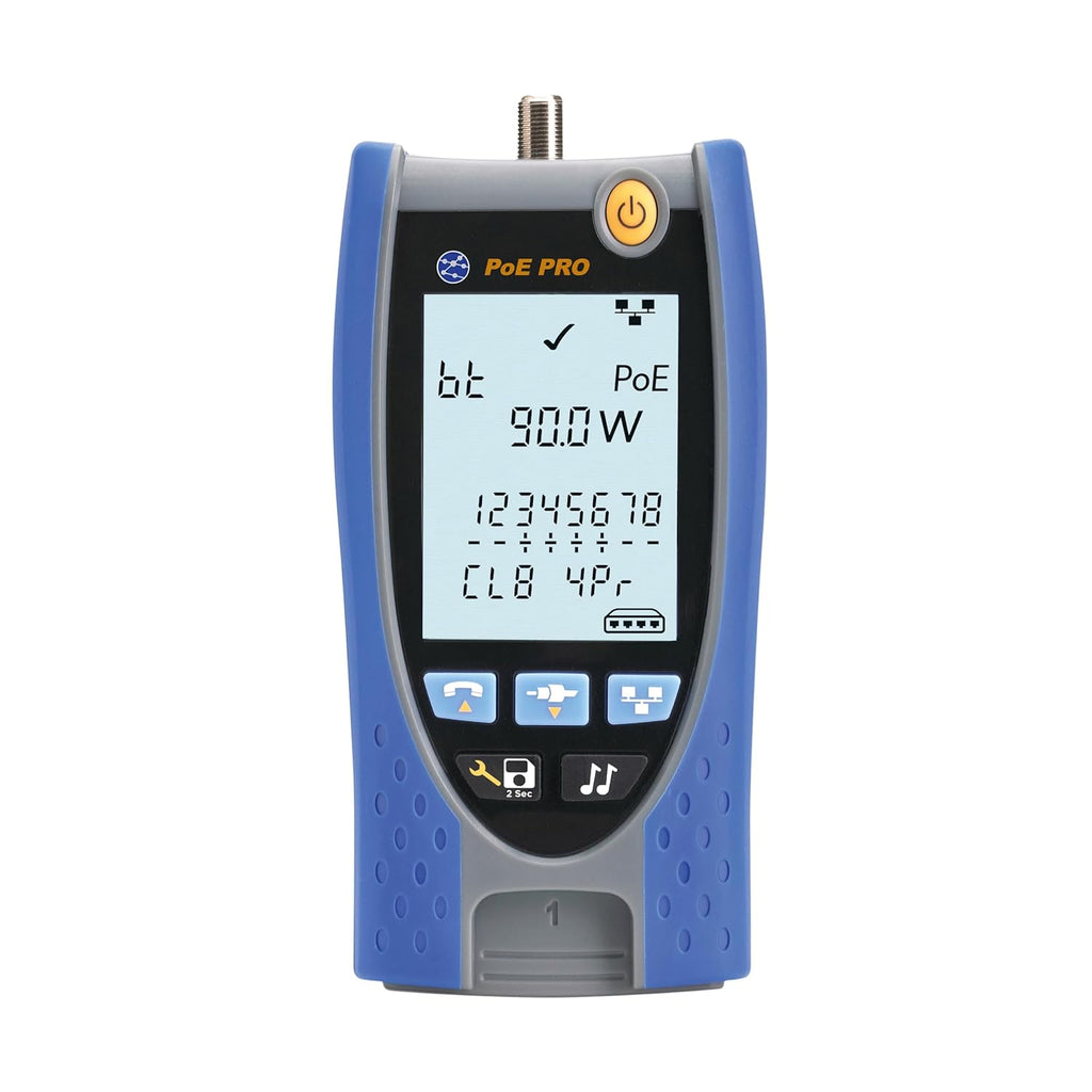 TREND Networks | R158006 | PoE Pro | Cloud Connected Data Cable and PoE Verifier | Includes Cable Testing Features of The VDV II PRO | Advanced Wiremap & Troubleshooting Tool