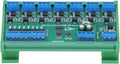 MOSFET Control Module 8 Channel Input Output RS485 Din Rail Mount Smart Home Automation Electronic Component for CCTV Camera System Motor Control