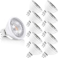 5W MR16 LED Landscape Light Bulbs, Low Voltage 12V 50W Halogen Replacement for Outdoor Landscape Spotlight and Indoor Track Light, GU5.3 Bi-Pin Base, Soft White 3000K, Non-Dimmable (Pack of 10)