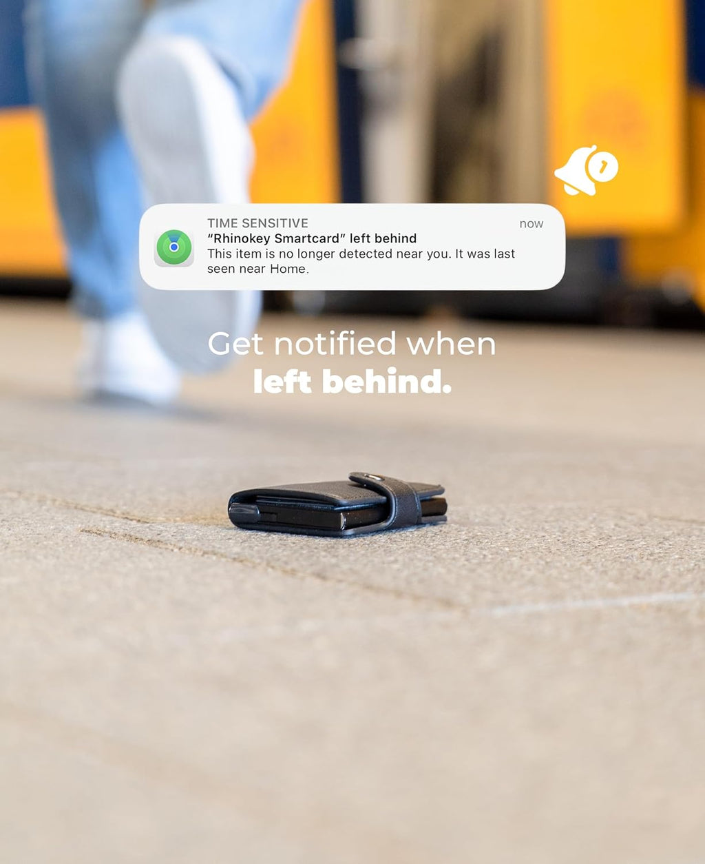 Rhinokey® Wallet Tracker Card,(Android Only) 0.07in Slim Rechargeable Airtag Card Tracker Works with Google's Find Hub IP68 Waterproof Tag Item Finder with Key Chain Hole for Luggage Tags Purse