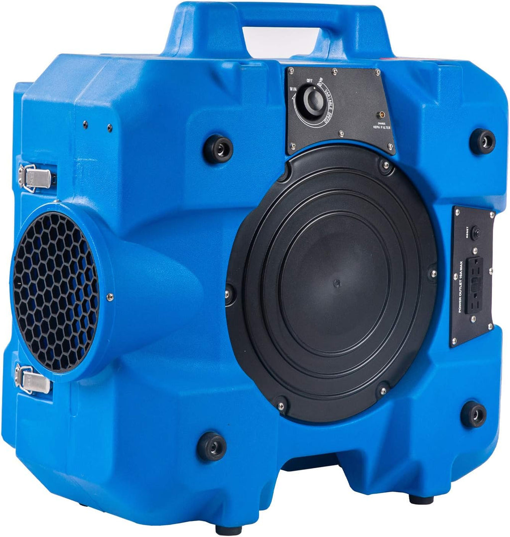 MOUNTO HEPA500 Commercial 500cfm Air Purifier Hepa Air Scrubber Negative Air Machine Roto-Molded (Blue)