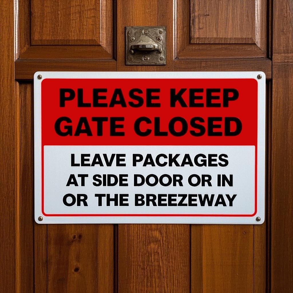 Custom Metal Sign Outdoor, Personalized Signs for Office, Business, or Home, Fade-Resistant Rust-Free Aluminum, 10x7 Inches