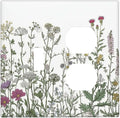 Vintage Herbs Wildflowers Plant Floral Wallplates 1 Toggle 1 Duplex Switch Plate Electrical Gfci Faceplate Decorative Light Switch Covers For Bed Room Home Decor