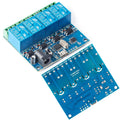 LCUS-4 USB Relay Module 4 Channel with Overcurrent Protection for Home Automation, Serial Control, Intelligent USB Switch