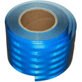 Non Fading Blue Reflective Tape Outdoor Waterproof 4 inch, High Visibility Warning Industrial Marking Tape, Safety Stickers (68 feet)