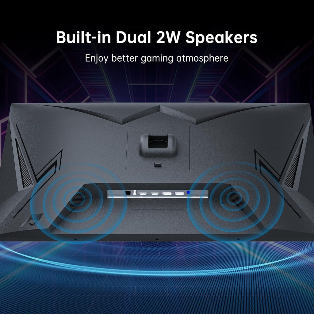KTC 27 Inch Gaming Monitor - 2K QHD 2560 x 1440 Monitor, Up to 210Hz & 1ms, Bulit-in Speakers, Adaptive Sync, HDR400, 131% sRGB, IPS Monitors Gamer with HDMI 2.0 x 2 & DP1.4 x 2, H27T22C-3