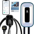 EV Charger Level 2，50 Amp, 240V Level 2 Charger,Indoor/Outdoor EVSE, 25Ft,WiFi/APP/RFID Card