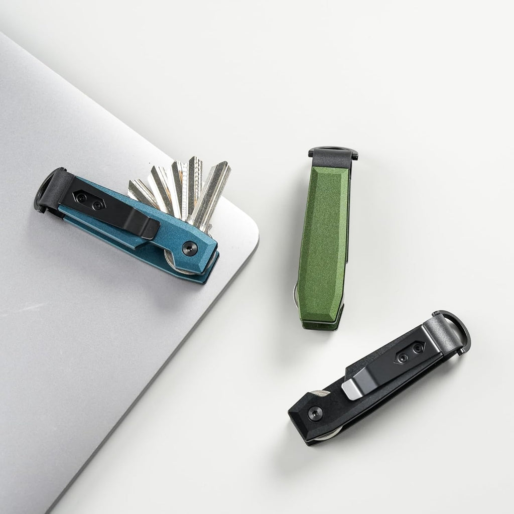 Metallic Key Organizer - Aluminum Key Organizer holder, Minimalist Innovative Keychain.