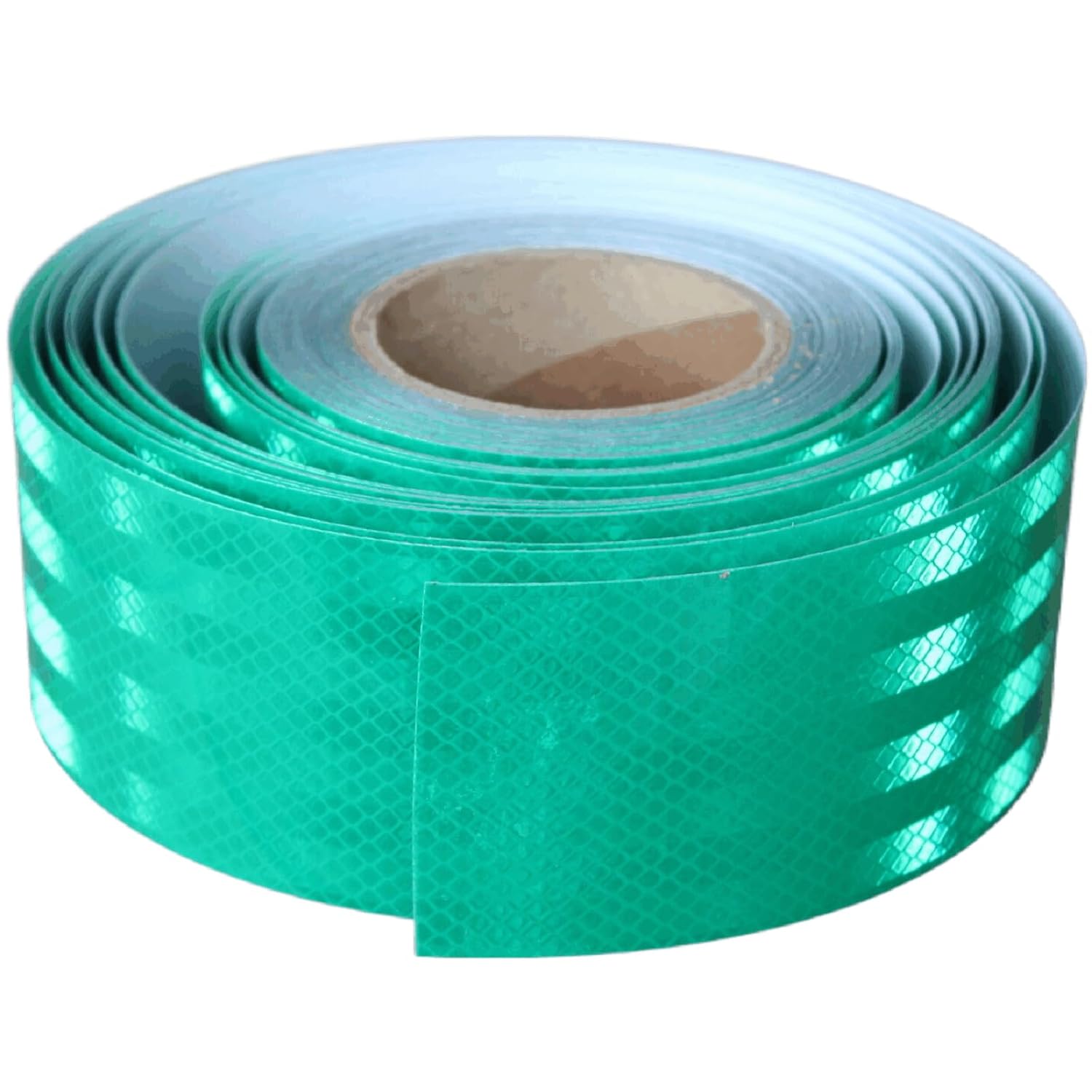 Non Fading Green Reflective Tape Outdoor Waterproof 3 inch Wide, High Visibility Warning Industrial Marking Tape, Safety Stickers (168 feet)