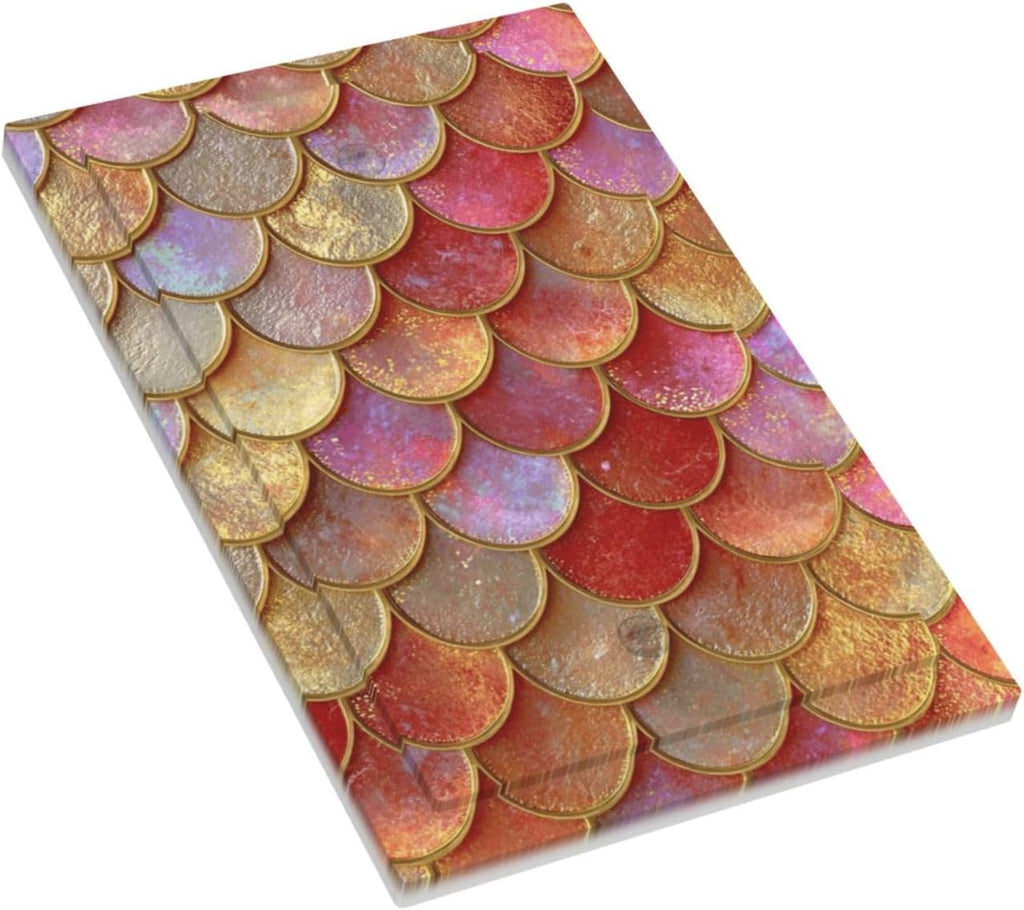 Mermaid Glitter Scale Rainbow Gold Fish Scales Light Switch Cover Plate 1 Gang No Device Blank Electrical Wall Plates Faceplate Decorative Switch Plate for Bed Room Home Decor