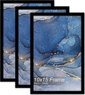 10x15 Picture Frame Set of 3, Black Frame for 10 x 15 Inch Picture Poster Photo, Light Weight and High Transparent 10 by 15 Frame for Wall - 3 Pack/Black/10 x15