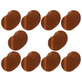 Non Fading Brown Reflective Stickers 1-inch Diameter Round Reflector, Outdoor Waterproof High Visibility Warning Adhesive Tape (100 Pcs)