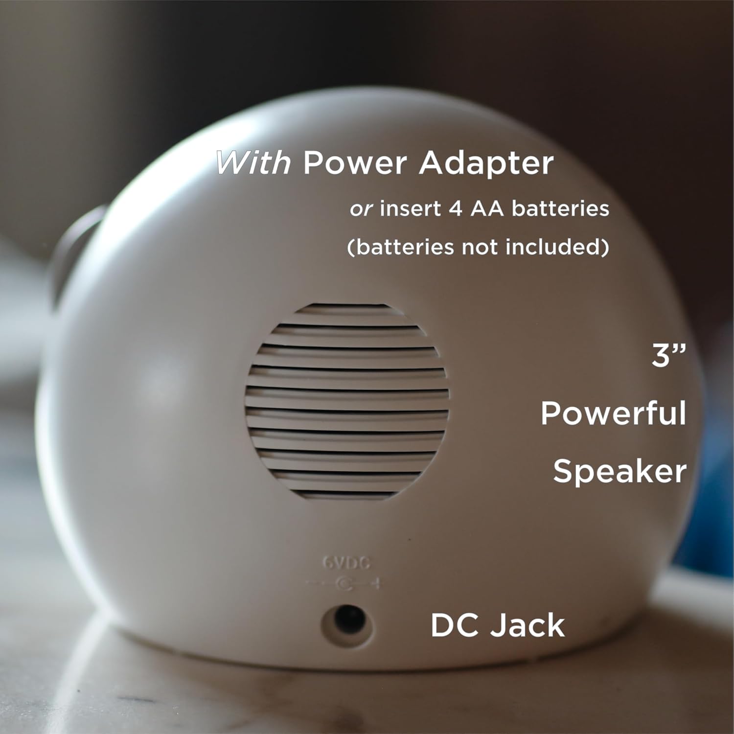 WELLCARE-Naturcare Sound Relaxation, White Noise, 7 Nature Sounds, Sleep Sound Machine, Calm Infants, for Baby, Kids, Adult. Stepless Volume, Timer, Powered by Adapter or Batteries(Both Not Incl.)
