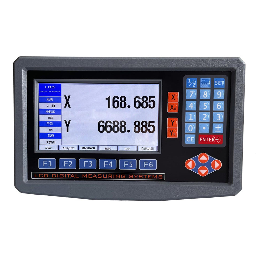2/3 Axis Digital Readout and TTL Precision Linear Glass Scale DRO Encoder for Milling Lathe. Note:Display&Scales Sold Separately,Pls Select The Size Options! (2 Axis LCD Digital Readout ONLY!)