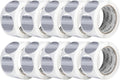 Perco Metallic Silver 2-Inch Perforated Circle Dot Sticker Labels — 10 Rolls, 5,000 Round Stickers — with Permanent Adhesive for Awards, Product Seals, Gift Packaging, Event Marking — Made in USA