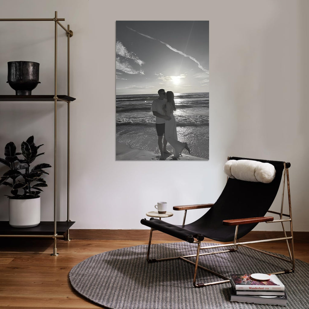 YXIMOX Custom 24" x36" Art Print on Premium Canvas, Personalized with Your Image or Design, Large Wall Decor for Living Room, Office, Bedroom, Custom Canvas Artwork(24"x36",Unframe)