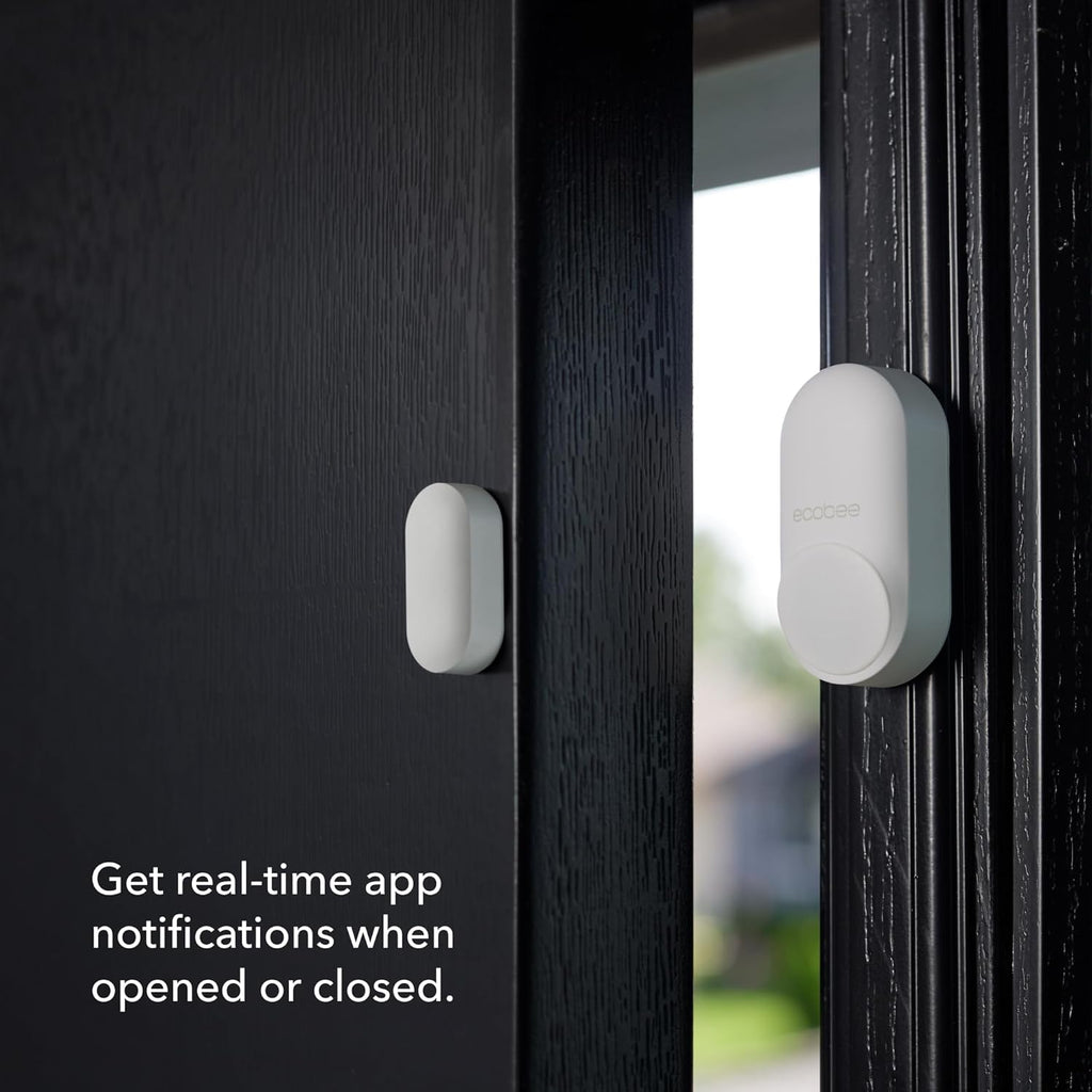 ecobee Security Bundle Pack Smart Doorbell Camera (Wired) + SmartSensor for Doors and Windows (2-Pack)