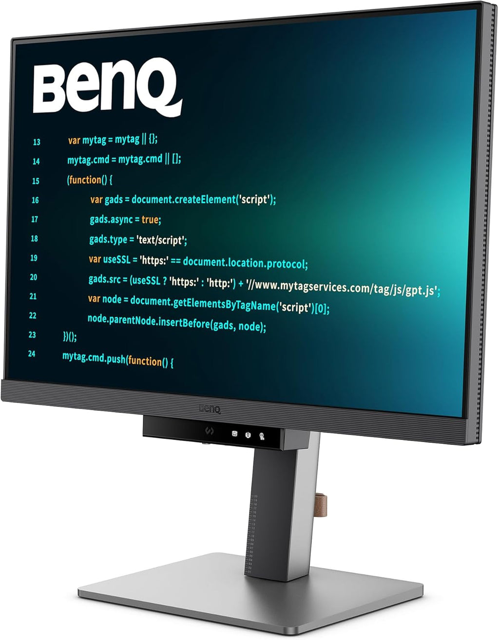 BenQ RD240Q 24.1” WQXGA BenQ Programming Monitor, 90W USB Type-C, Advanced Coding Modes, Coding HotKey, Ergonomic Design, 16:10 Special Ratio, Circadian Mode, Eye-Care Technology, Eco-Friendly Design