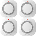 Photoelectric Smoke Detector Fire Alarm, Battery Operated, Smoke Alarm with Test Button & Low Battery Signal, LED Warning Light, 85-Decibel Alarm Sound, Easy Installation for Living Rooms and Bedrooms