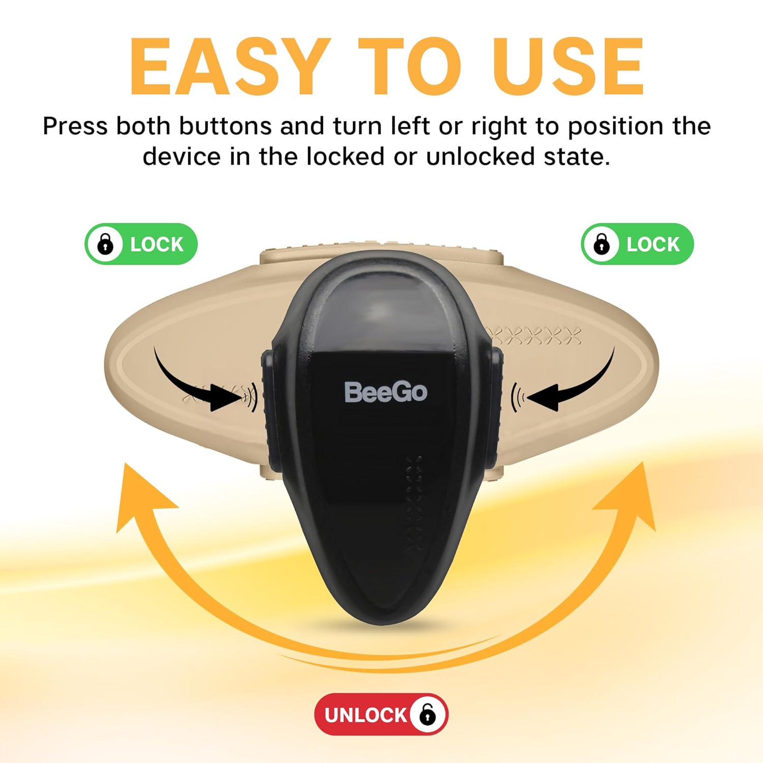 Oven Lock Child Safety – Award Winning Self-Adhesive Baby Proofing Oven Door Latch, Easy Install Heat-Resistant Safety Lock by BeeGo (Black)