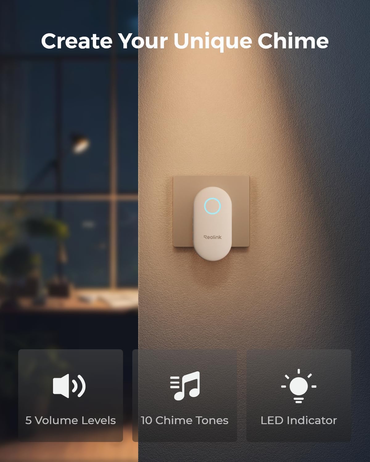 REOLINK Battery Doorbell Camera with 256GB microSD Card and Chime Bundle, 1:1 Head-to-Toe View, 2.4/5 GHz WiFi, Person/Vehicle/Package Detection, No Monthly Fees