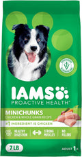IAMS Proactive Health Adult Minichunks Dry Dog Food Chicken & Whole Grain Recipe, 5 lb. Bag