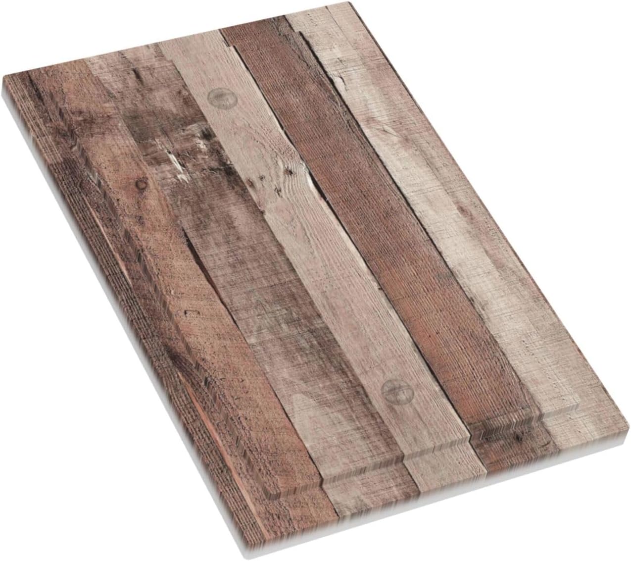 Light Switch Cover Plate Retro Wood Brown Farmhouse Barn Wooden 1 Gang No Device Blank Electrical Wall Plates Faceplate Decorative Switch Plate for Farmhouse Cabin Decor