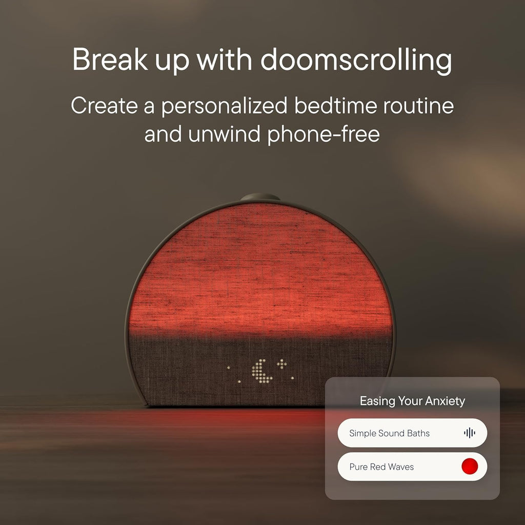Restore 3 Sunrise Alarm Clock, Sound Machine with White Noise, Smart Light, Cocoa