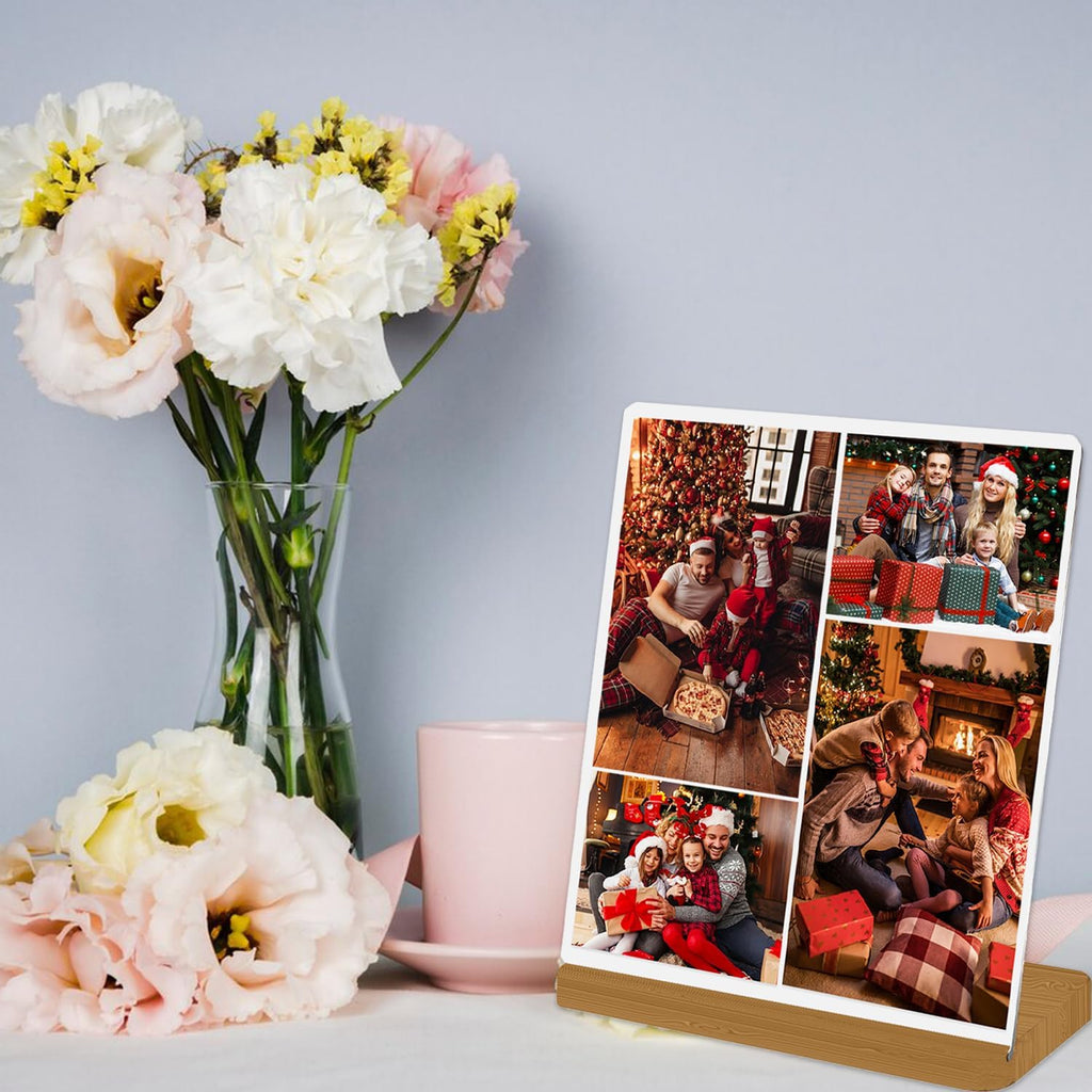 Custom Metal Photo Prints, Customize Frames with Your Pictures, Personalized Picture Gifts for Lovers, Couples, Family and Home Decor, StyleJ, XY1101