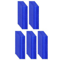 Non Fading Blue Reflective Stickers 1 inch X 4 inch, Outdoor Waterproof High Visibility Warning Safety Adhesive Reflector Tape (50 Pcs)